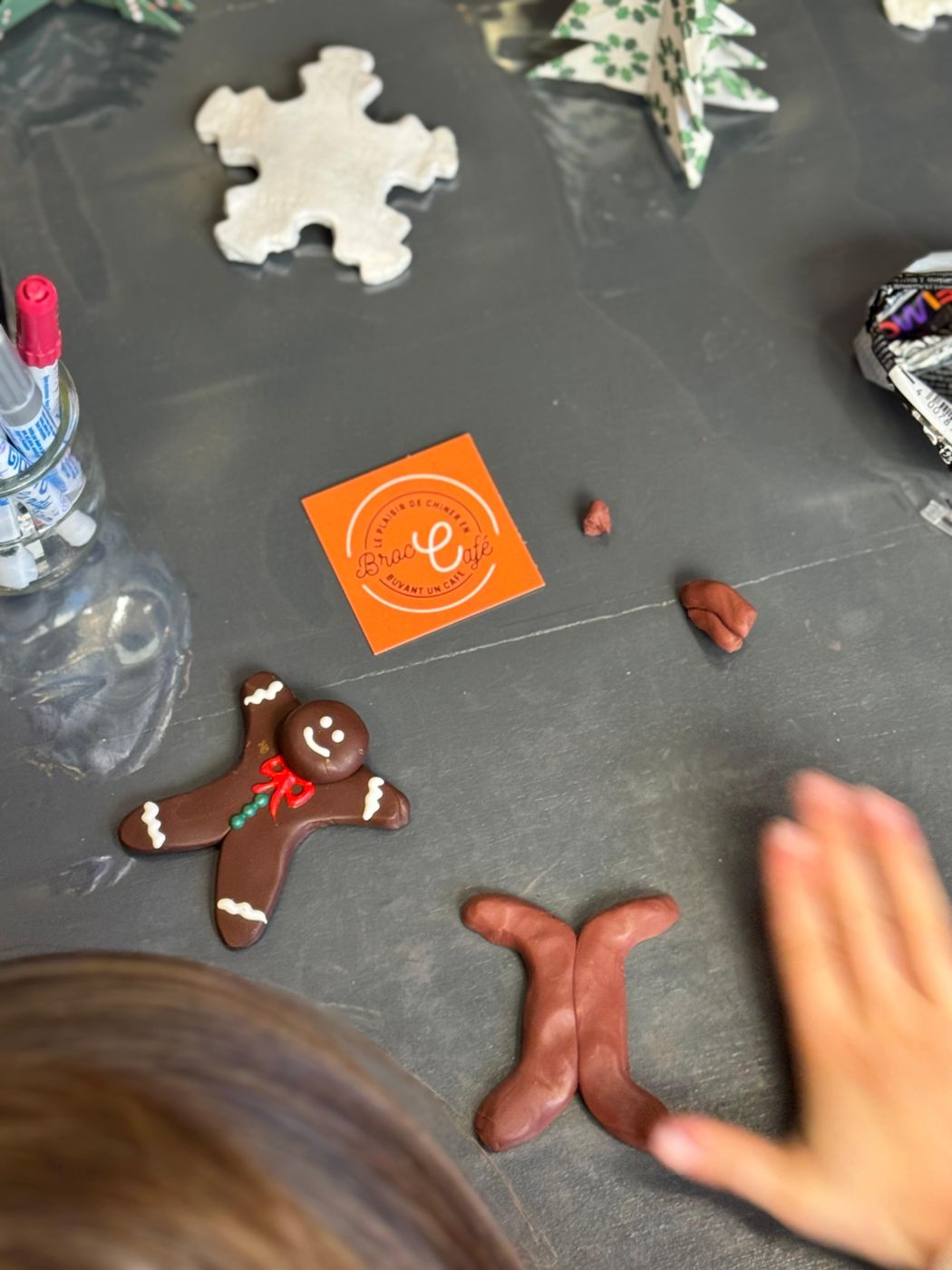 Petit bonhomme en pâte à modeler